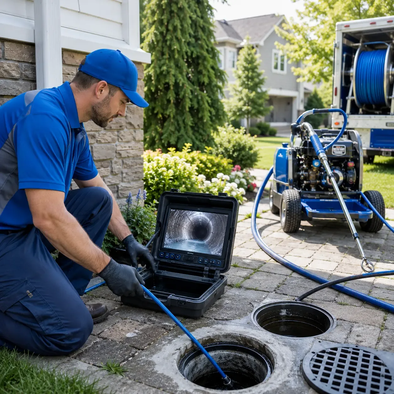 Outdoor drain cleaning professionals serving Cleves, OH
