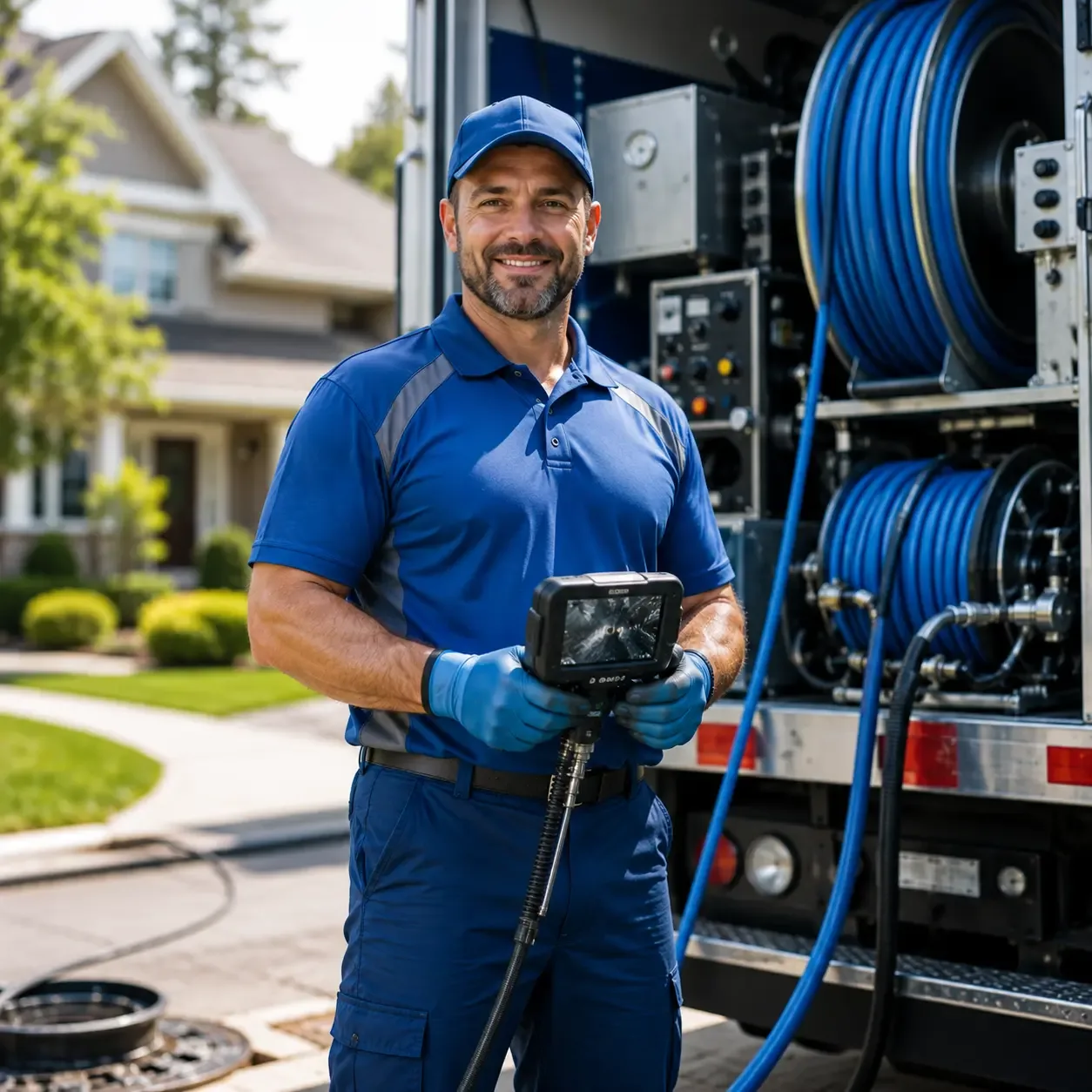 Local outdoor drain cleaning specialists in Cleves, OH